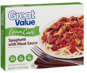 Walmart Great Value Spaghetti With Meat Sauce