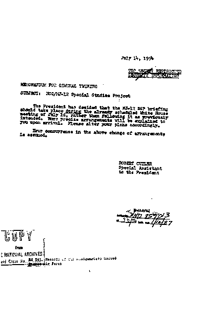 MJ-12 Document From National Archives